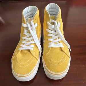 VANS Sk8 Yellow High-Top Sneakers